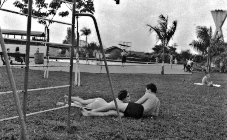 Interior do Maringá Clube - 1960