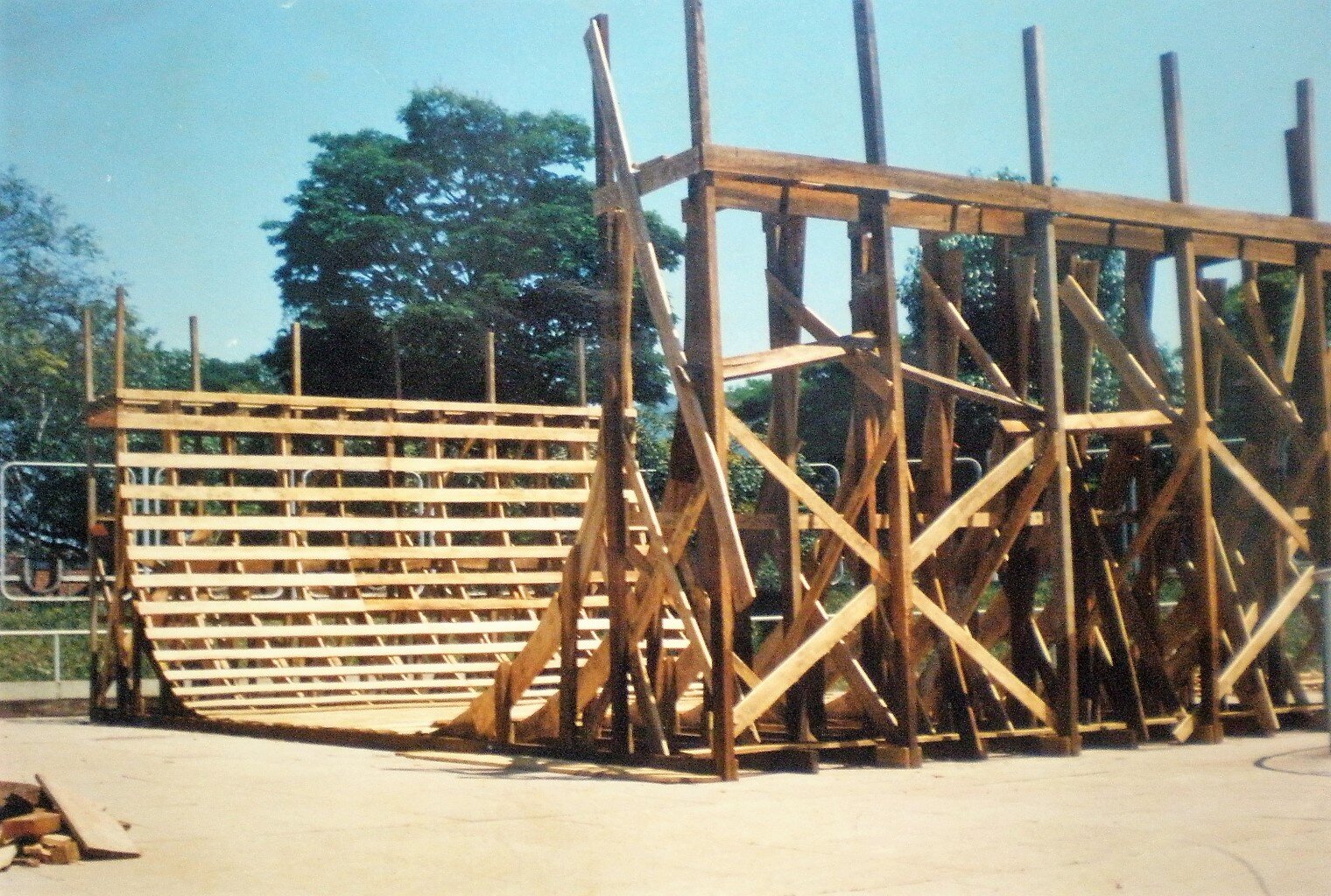 Half-pipe da praça de Patinação - 1988