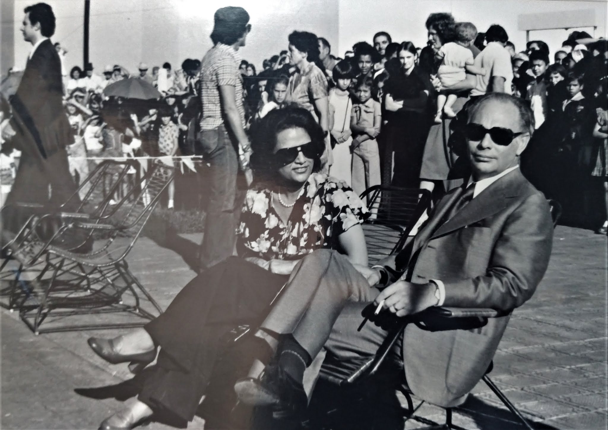 Bárbara e Silvio Barros em espera - 1974