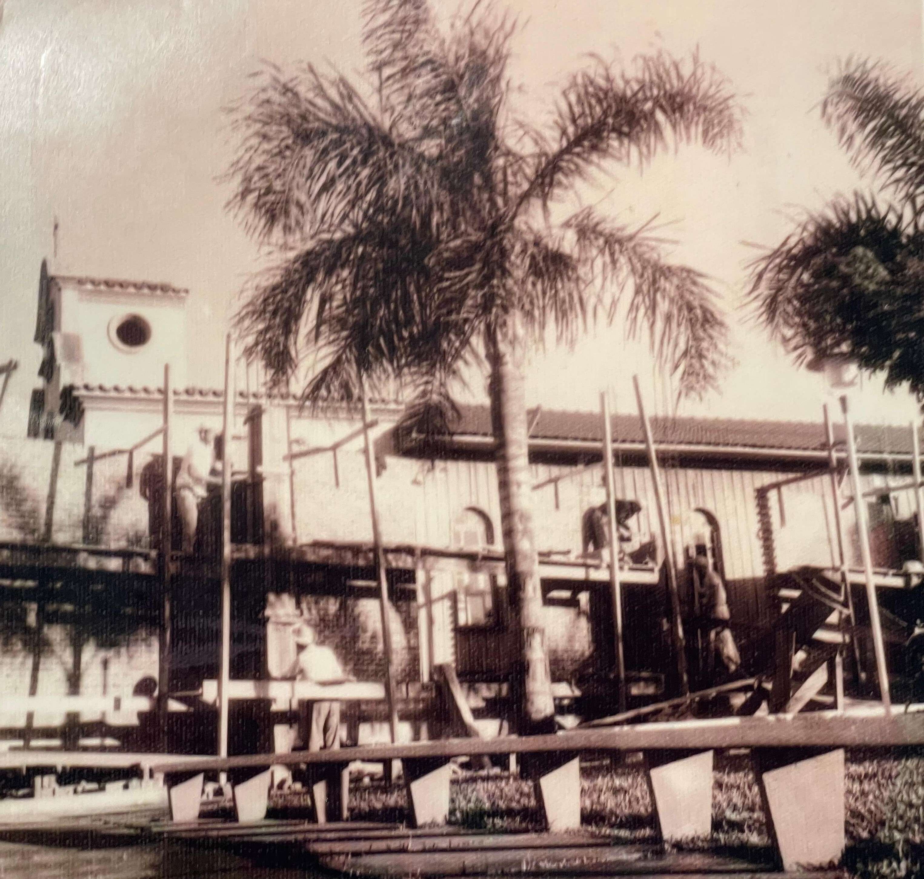 Igreja São José Operário em obras - Fins dos anos 1960