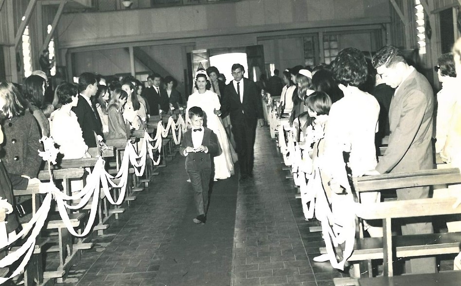 Interior da Catedral em madeira - 1967