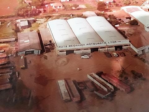 Avenida Colombo em frente ao Clube Olímpico - Década de 1970