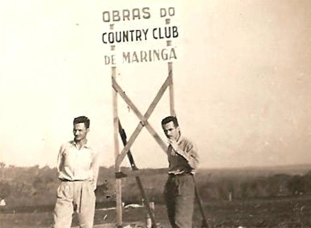 Obras do Country Club de Maringá - 1958