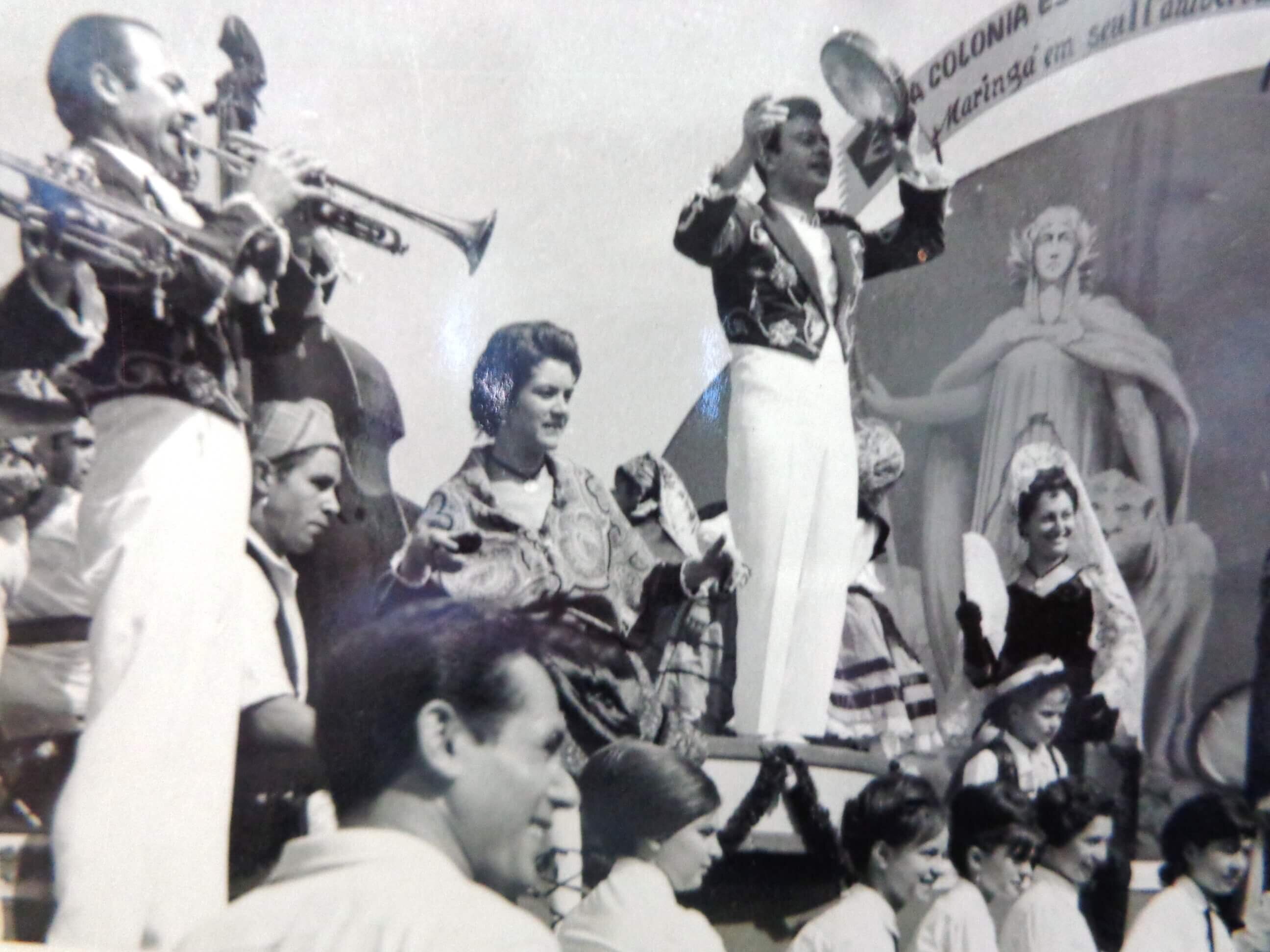 Colônia espanhola no aniversário de Maringá - 1958