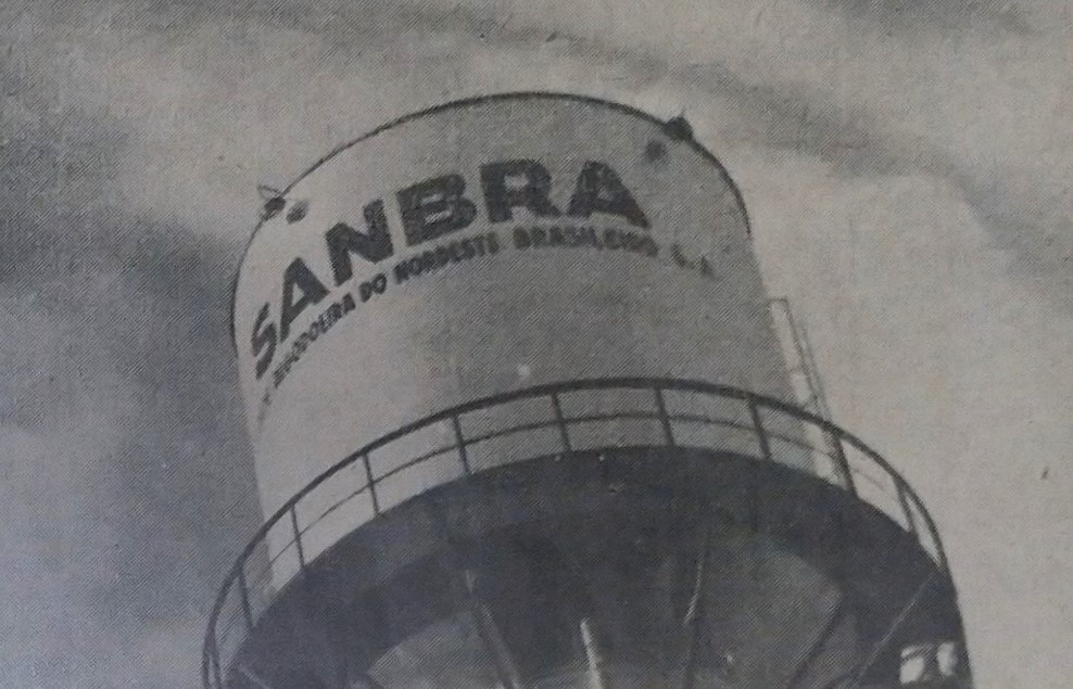 Caixa de água da Sanbra - 1962