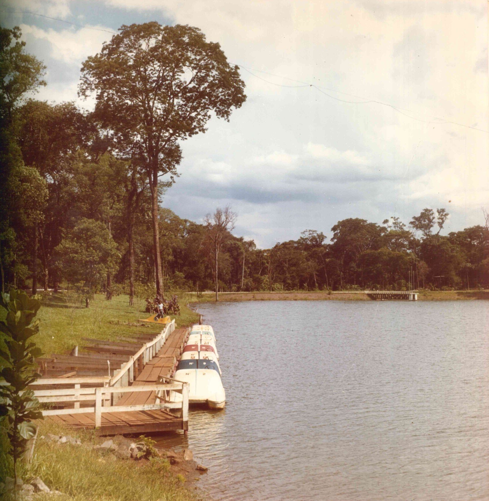 Lago do Parque do Ingá - Década de 1970