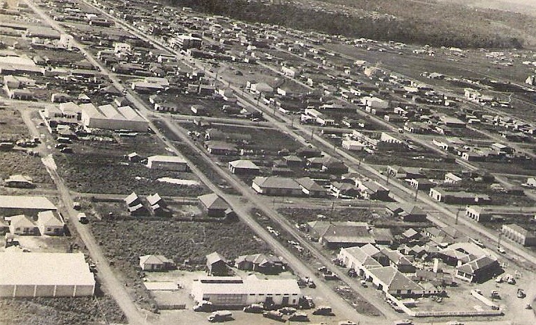 Registro aéreo do Maringá Novo - 1950
