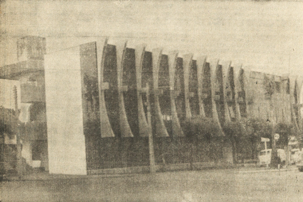 Conclusão das obras da Biblioteca Municipal - 1975