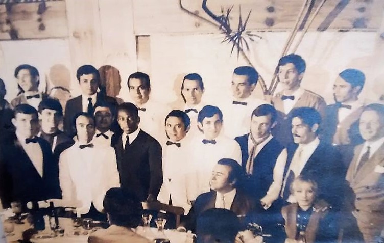 Pelé na Churrascaria Guarany - 1965