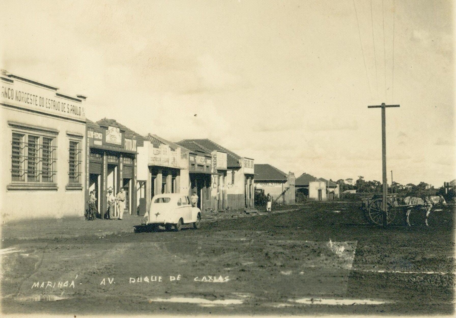 Avenida Duque de Caxias - 1950