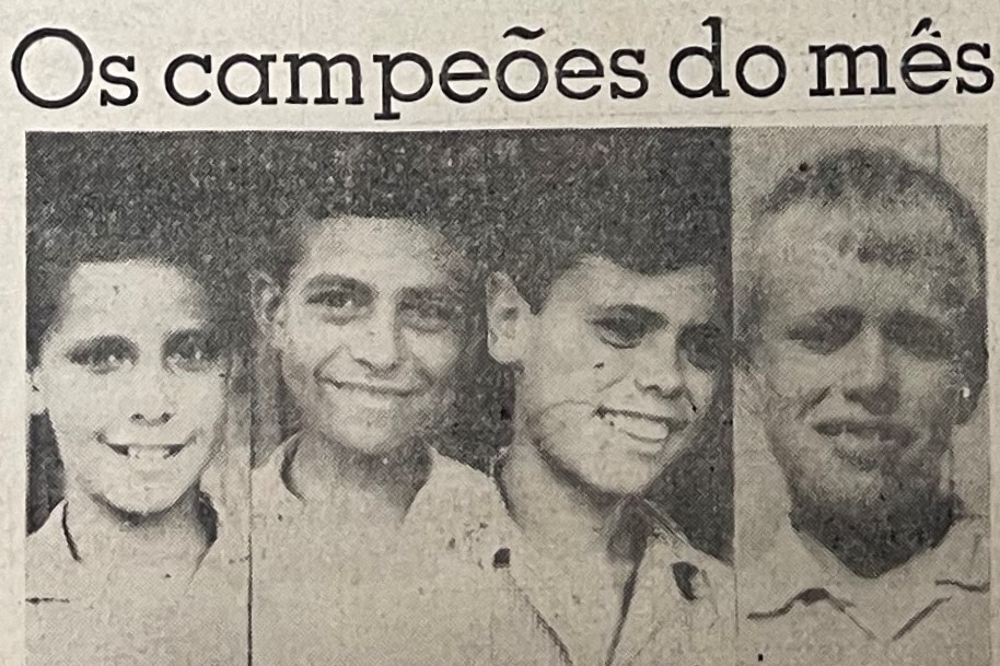 Jornaleiros campeões da Folha do Norte do Paraná - 1966
