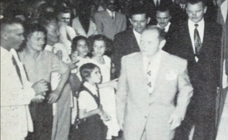 Posse do 1º prefeito e Baile da Vitória - 1952