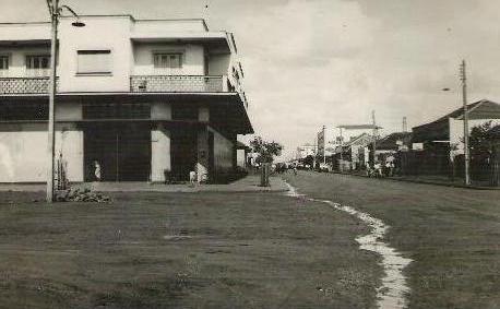 Avenida Paraná x Rua Santos Dumont - Década de 1960