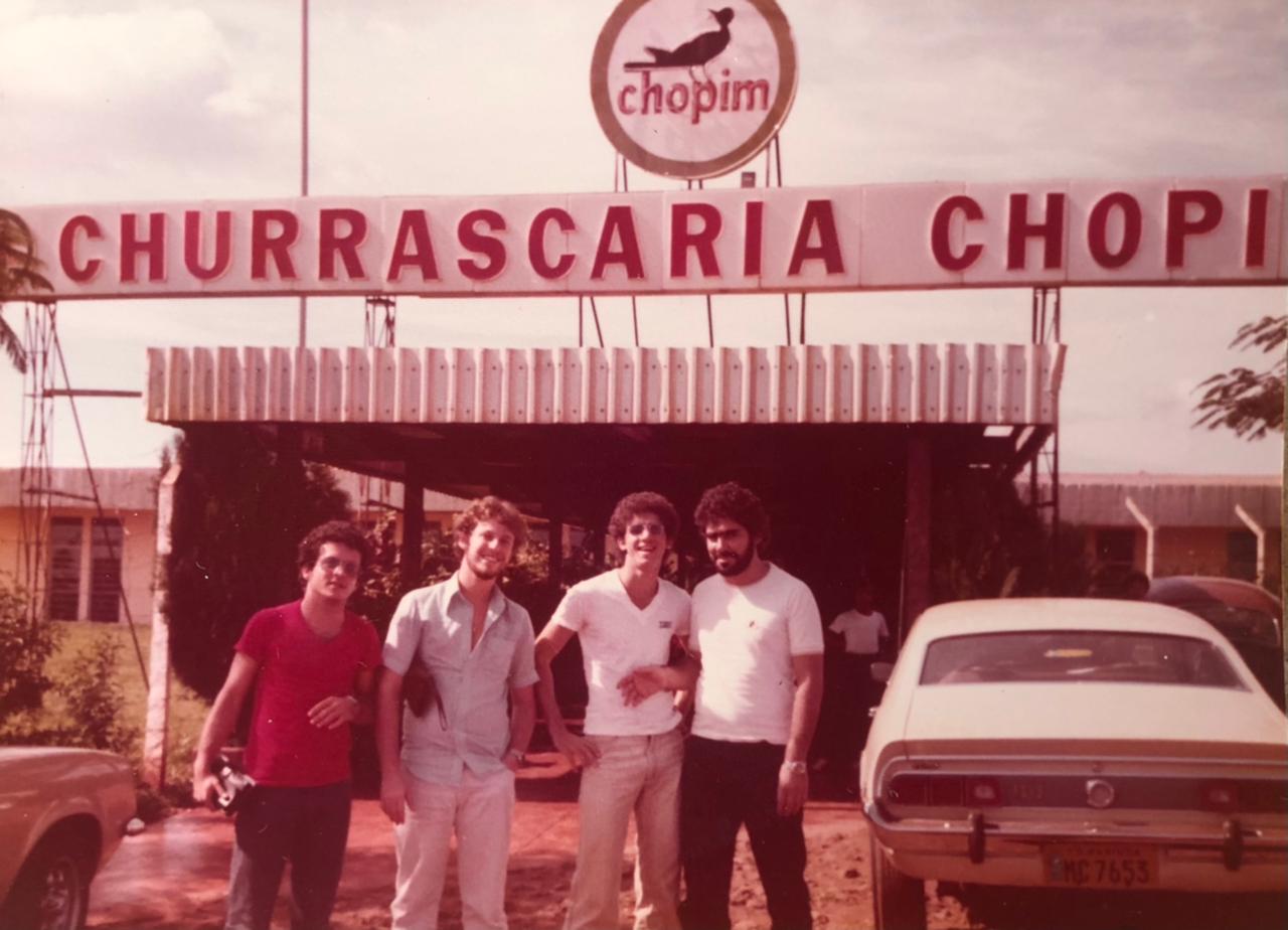 Fachada da Churrascaria Chopim - 1979