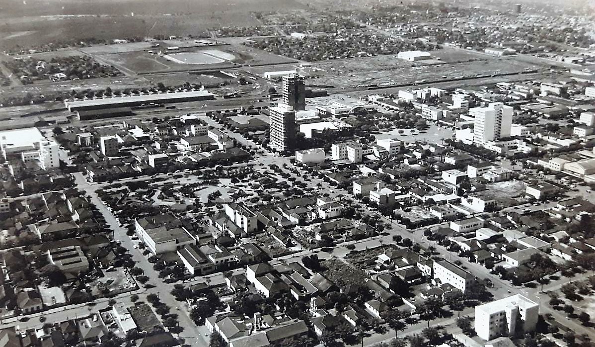 Vista aérea de Maringá - Anos 1960