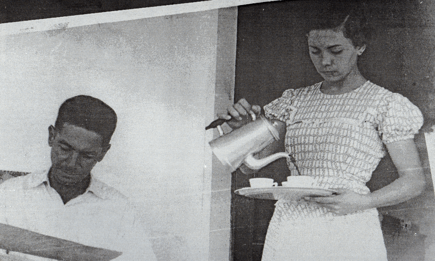 Napoleão e sua filha - Década de 1950