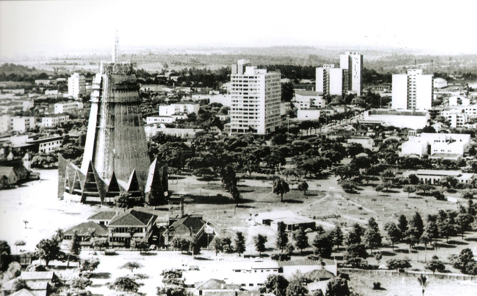 Centro de Maringá - Início dos anos 1970