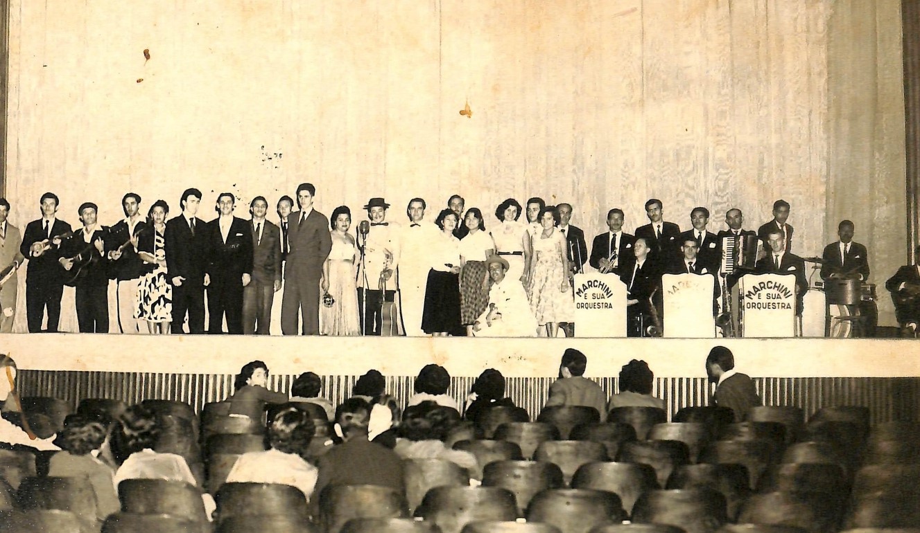 Apresentação musical no cinema - Década de 1950