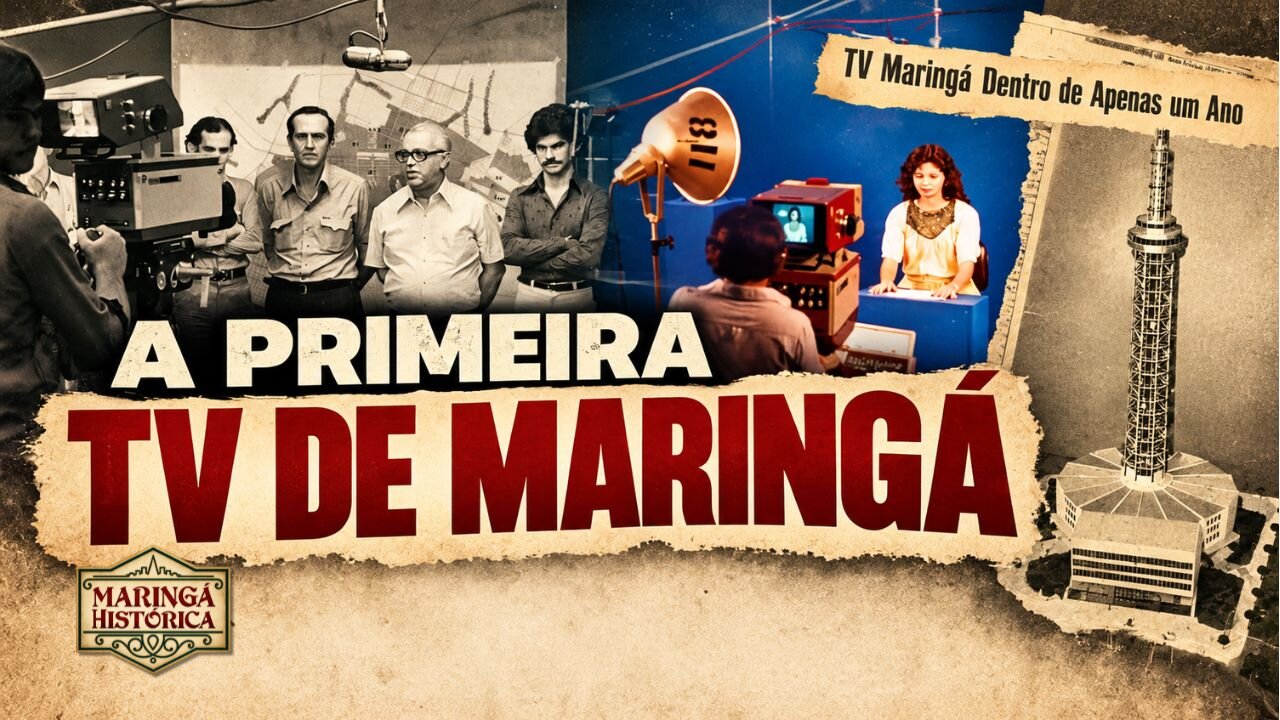 TV Maringá: antena maior que a Catedral