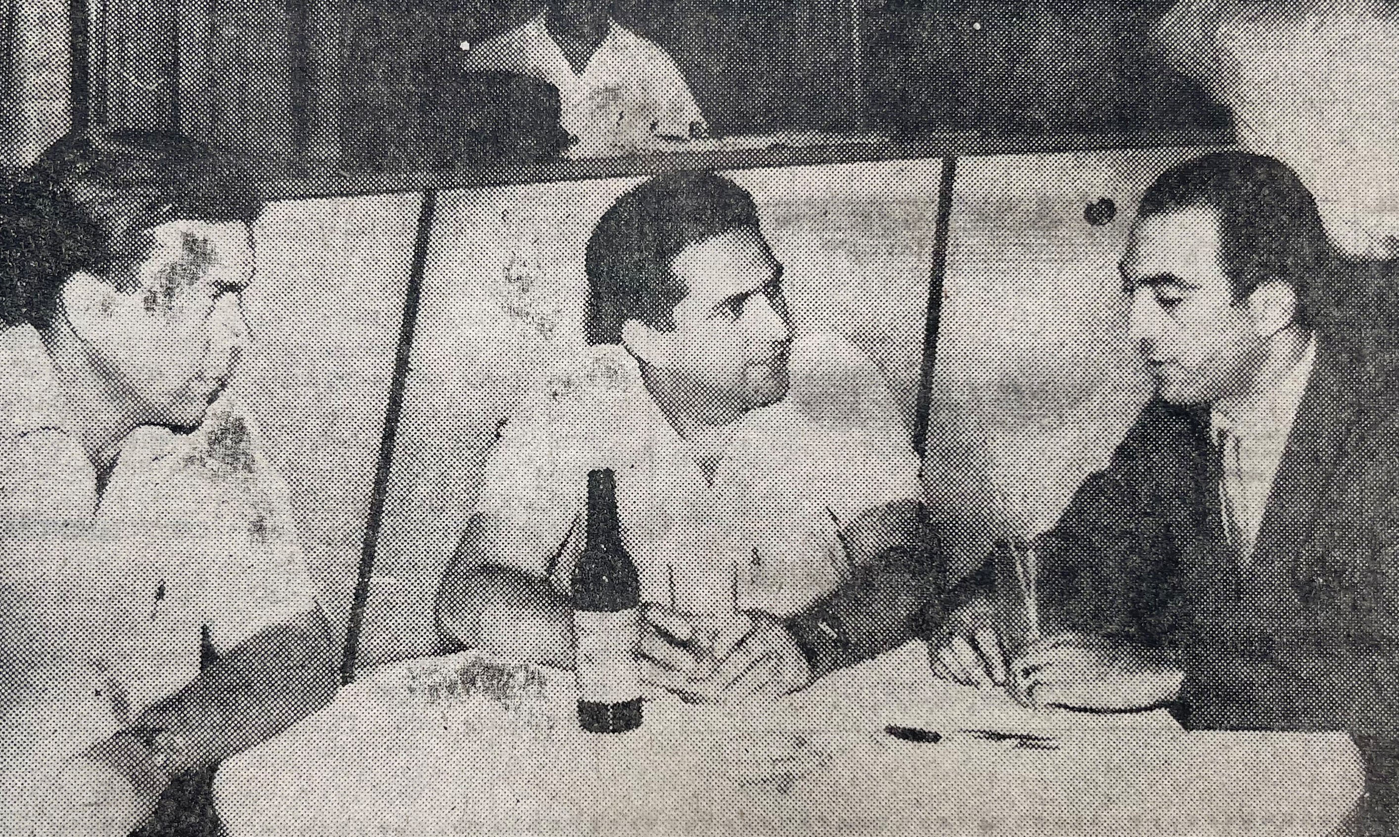 Deputado Túlio Vargas ouve autoridades - Dezembro de 1967