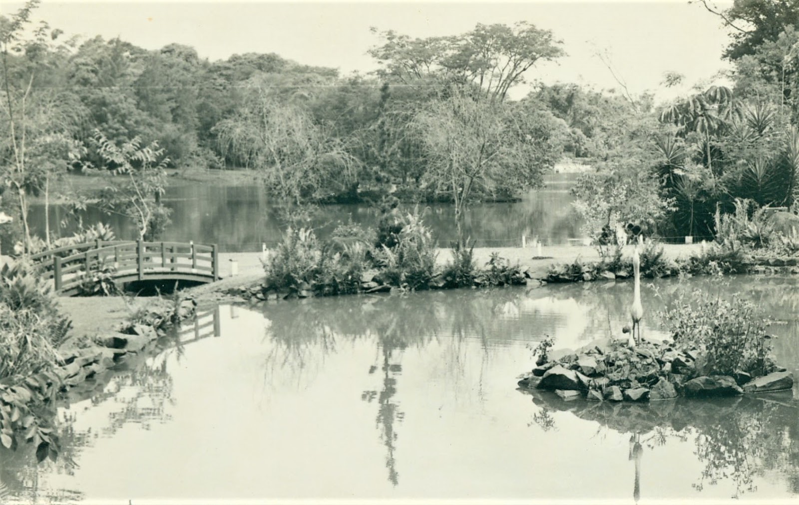 Jardim Japonês do Parque do Ingá - Década de 1980