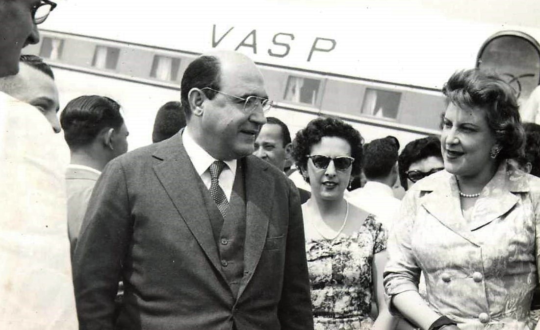 Moysés Lupion e Hermann Moraes Barros - Década de 1950