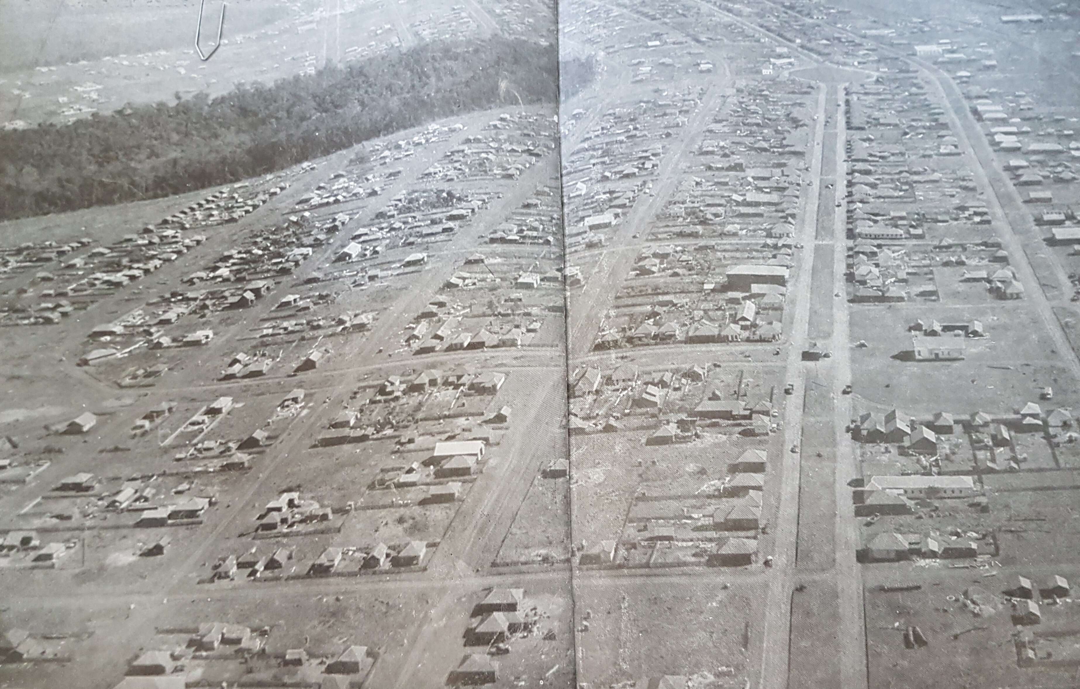 Vista aérea da Vila Operária - 1952