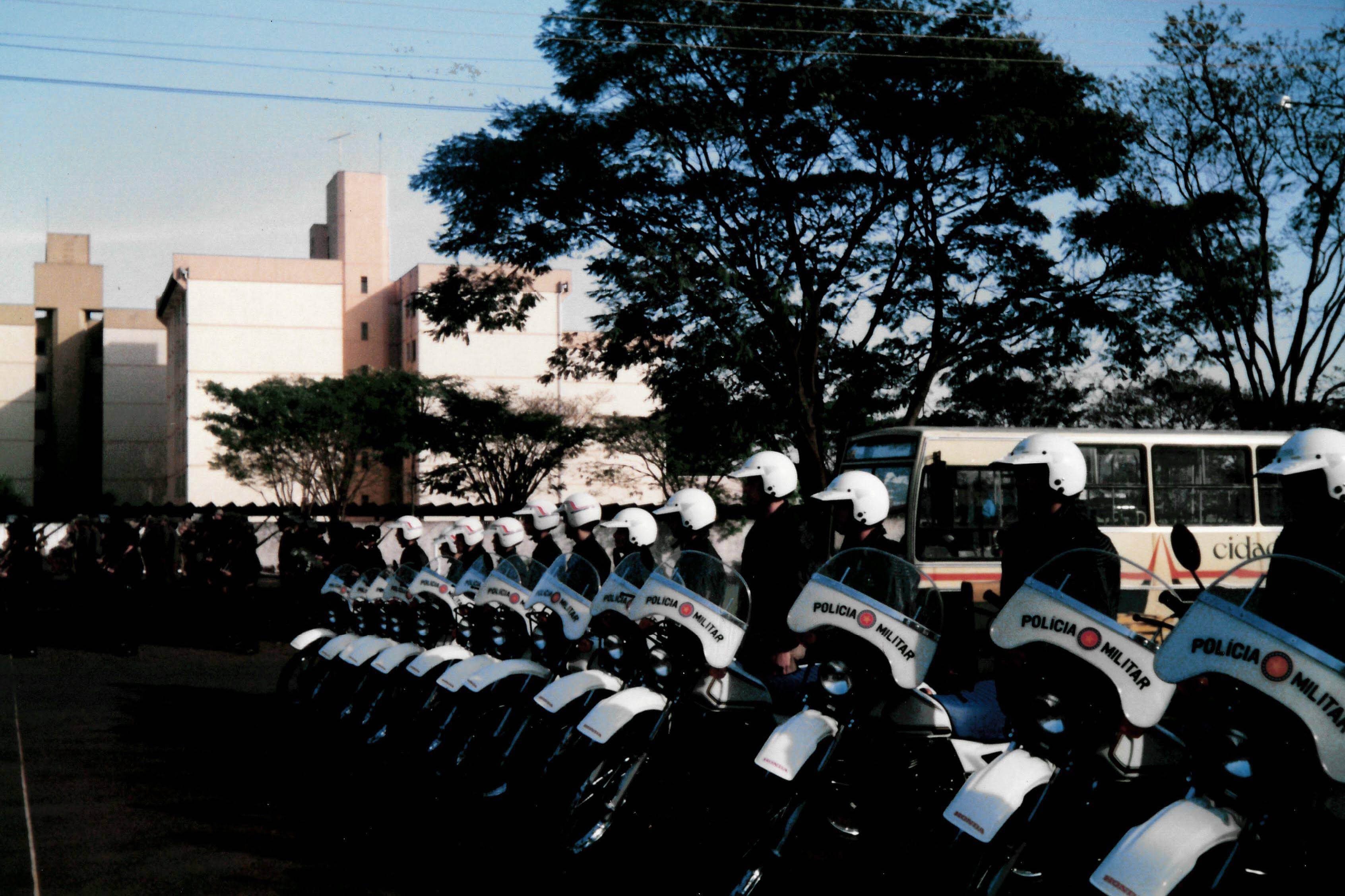 Evento no 4º Batalhão da Polícia Militar - Década de 1990