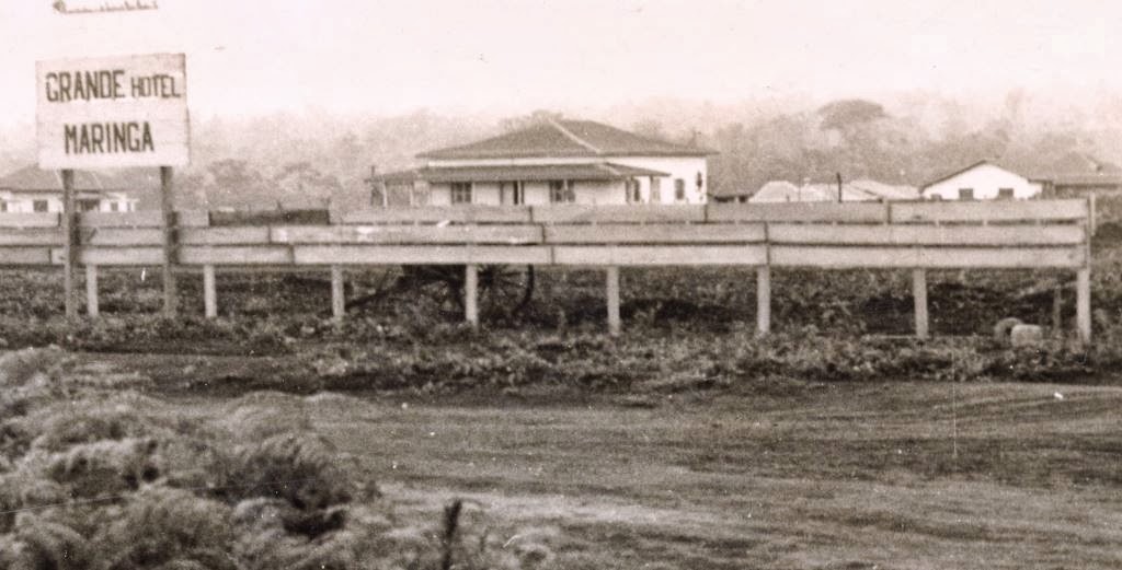 Futuras instalações do Grande Hotel Maringá - Década de 1950