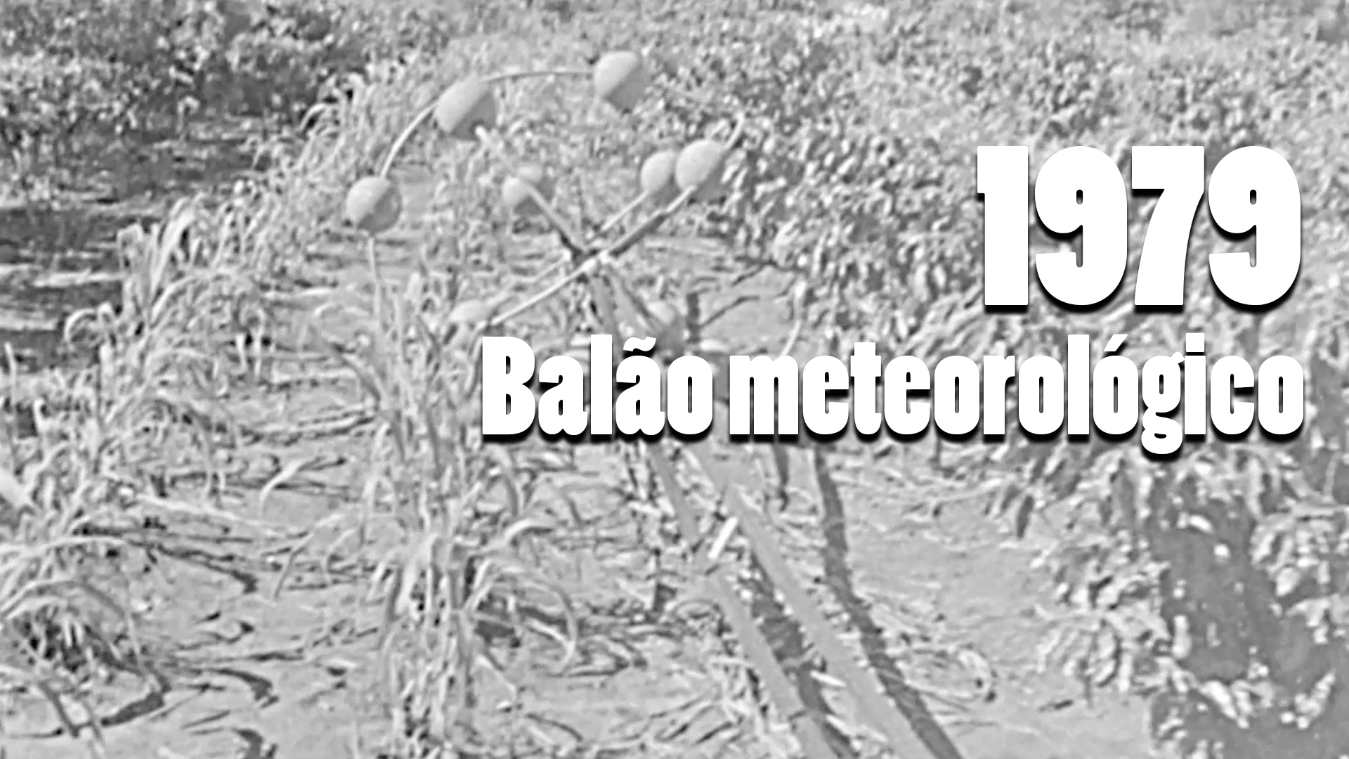 RARIDADE - Queda de balão em 1979