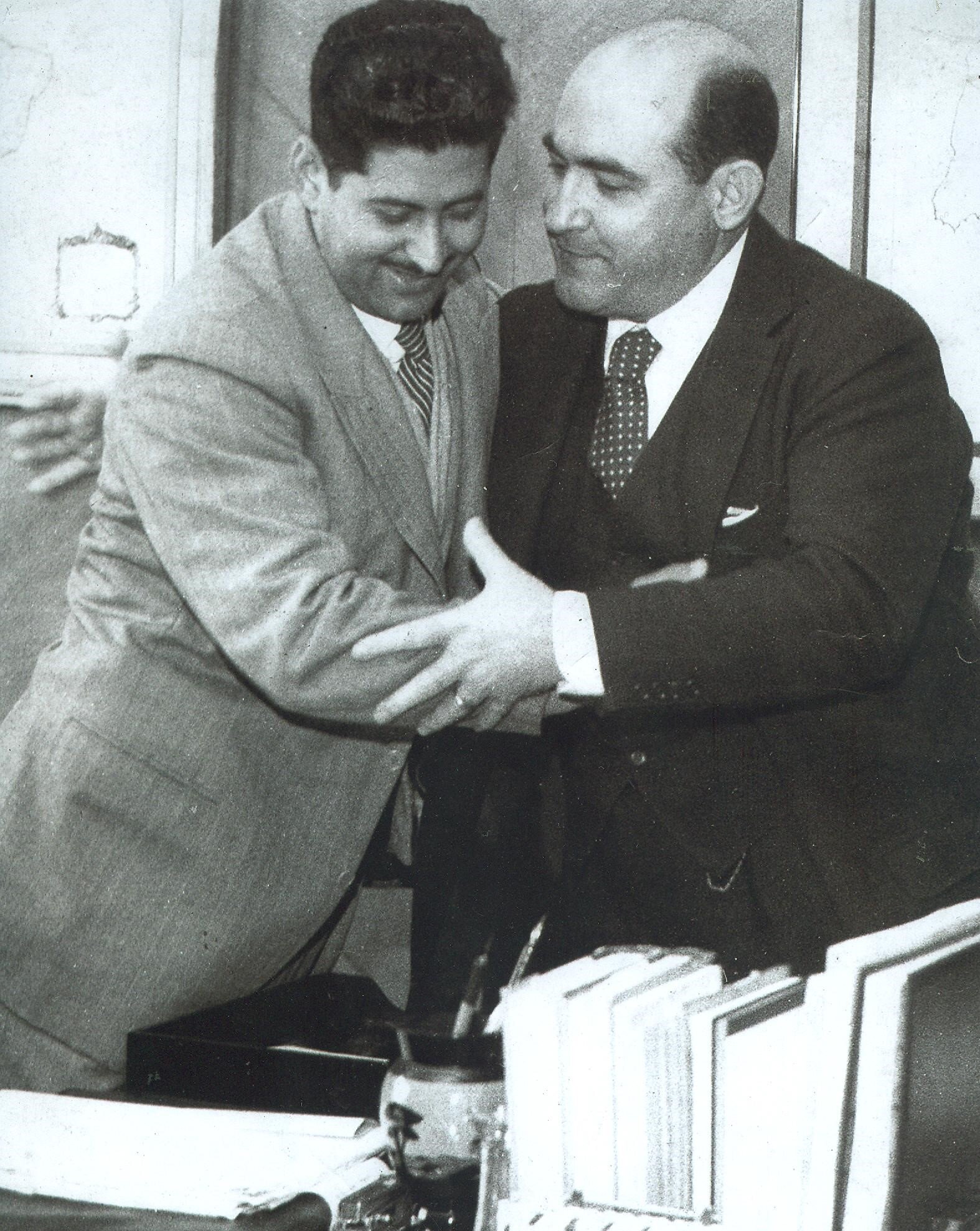 Américo Dias Ferraz e Moyses Lupion - Década de 1950