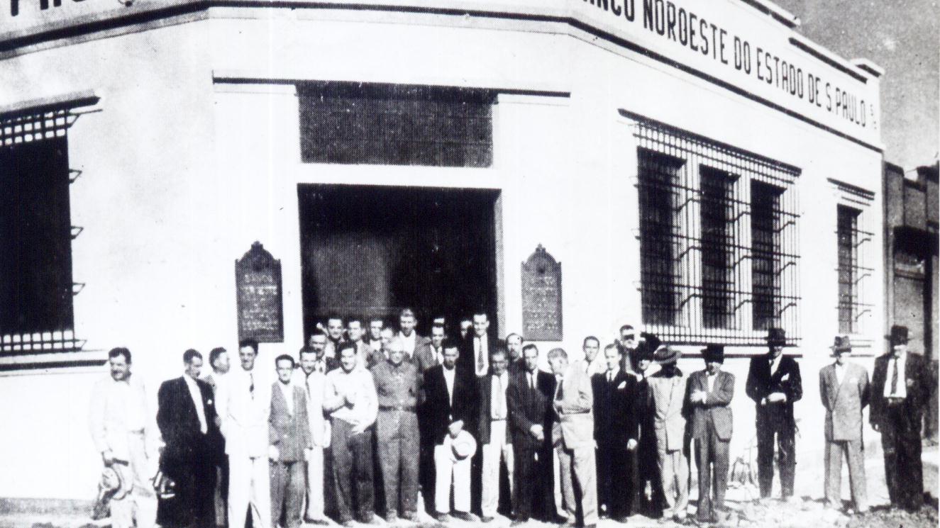 Inauguração do Banco Noroeste do Estado de S. Paulo - 1949