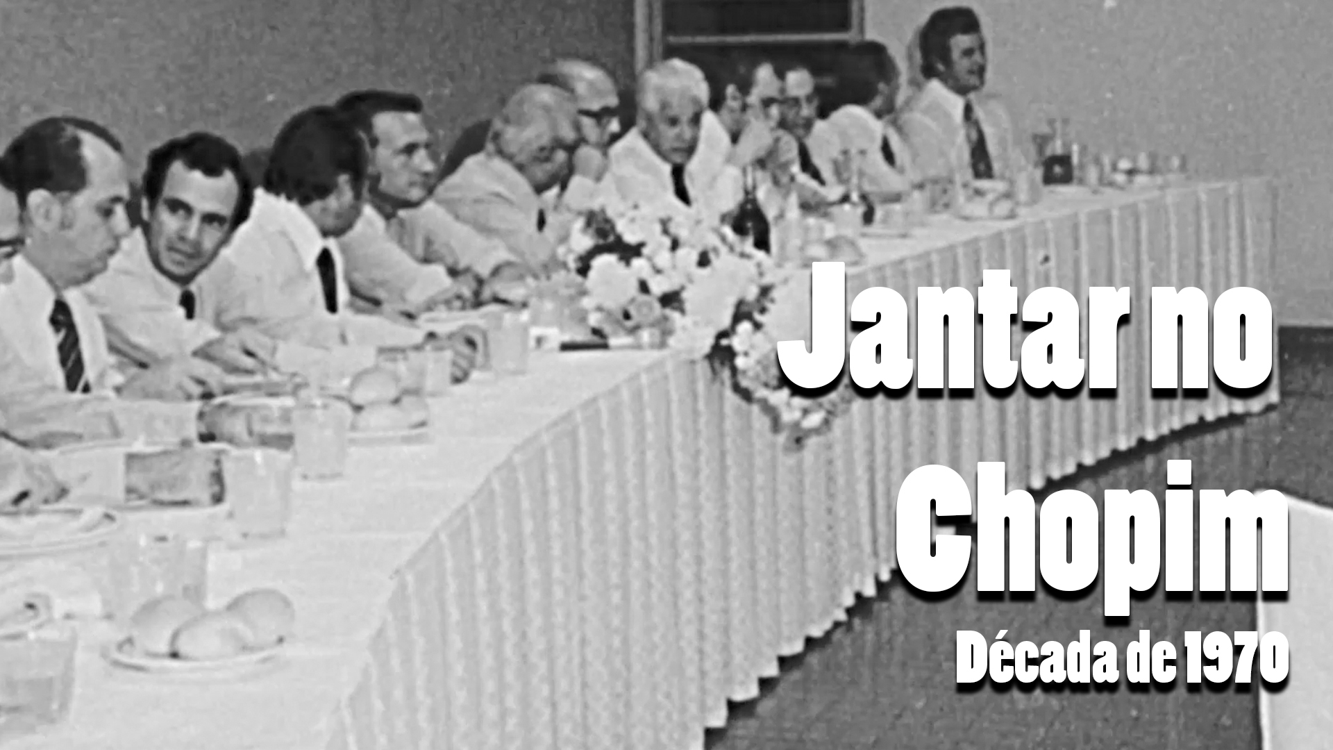 RARIDADE - Jantar na Churrascaria Chopim nos anos 1970