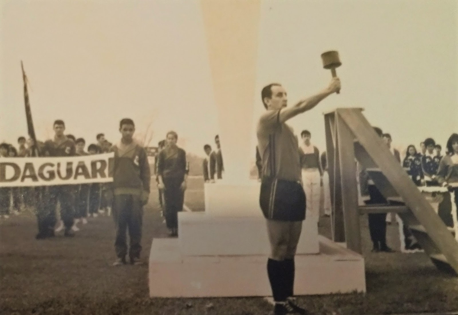 Solenidade de abertura dos Jogos Abertos do Paraná - 1963