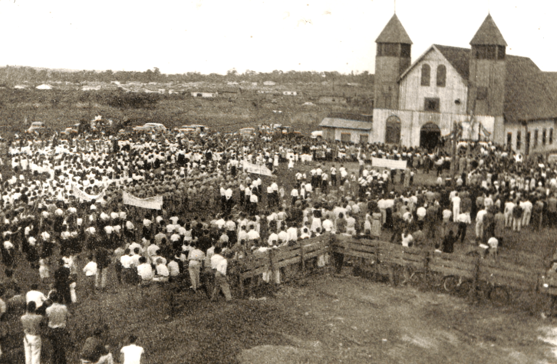 Solenidade no oitavo aniversário de Maringá - 1955