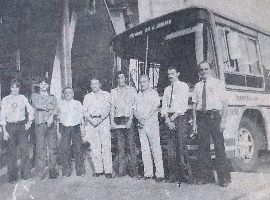 Primeiro ônibus da Viação Garcia ao Rio - 1979