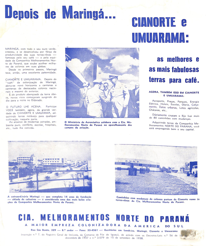 Propaganda da CMNP - 1962