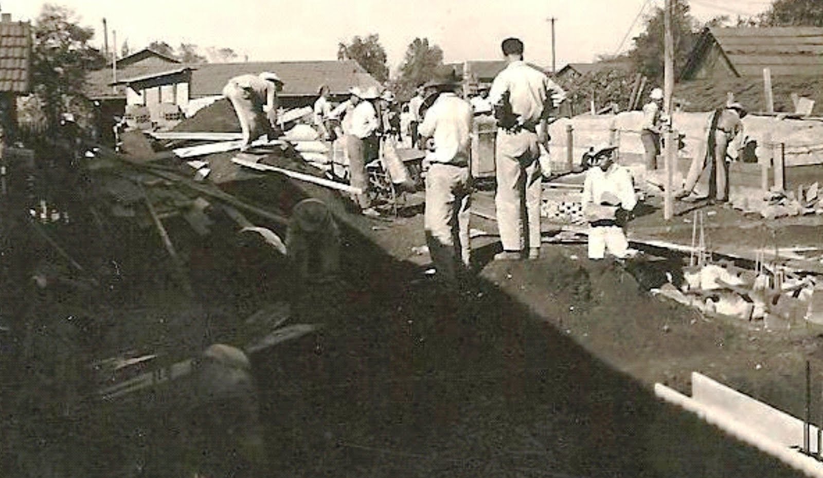 Construção de residência - Década de 1950