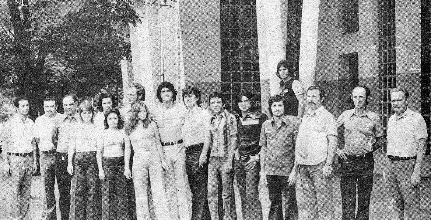 Funcionário da Rádio Cultura - Anos 1970