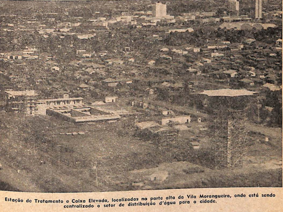Coleta e tratamento de água em Maringá - 1966