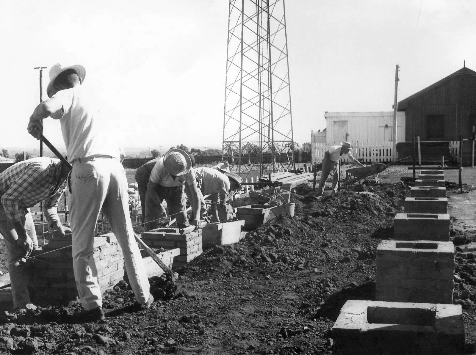 Obras no Estádio Regional Willie Davids - Década de 1960