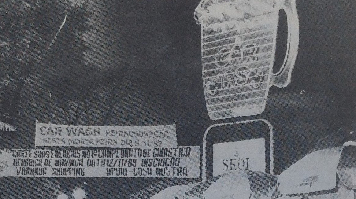 Reinauguração do Car-Wash - Novembro de 1989