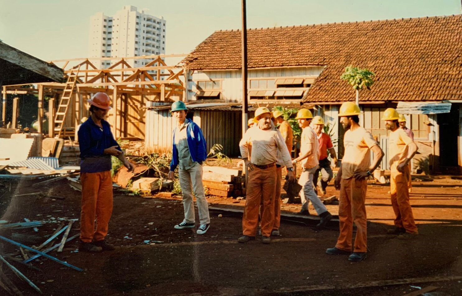 Desmontagem do pátio de manobras ferroviárias - 1991