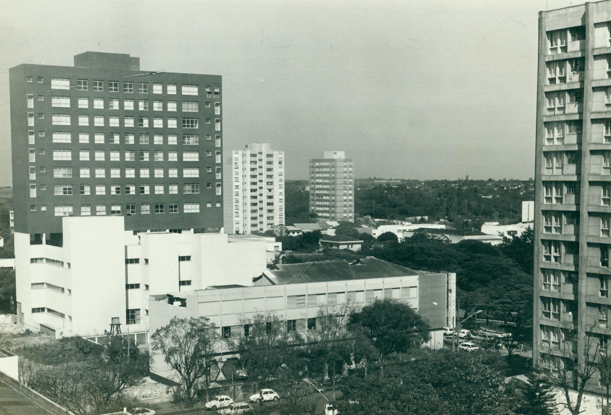Vista central da cidade - 1981