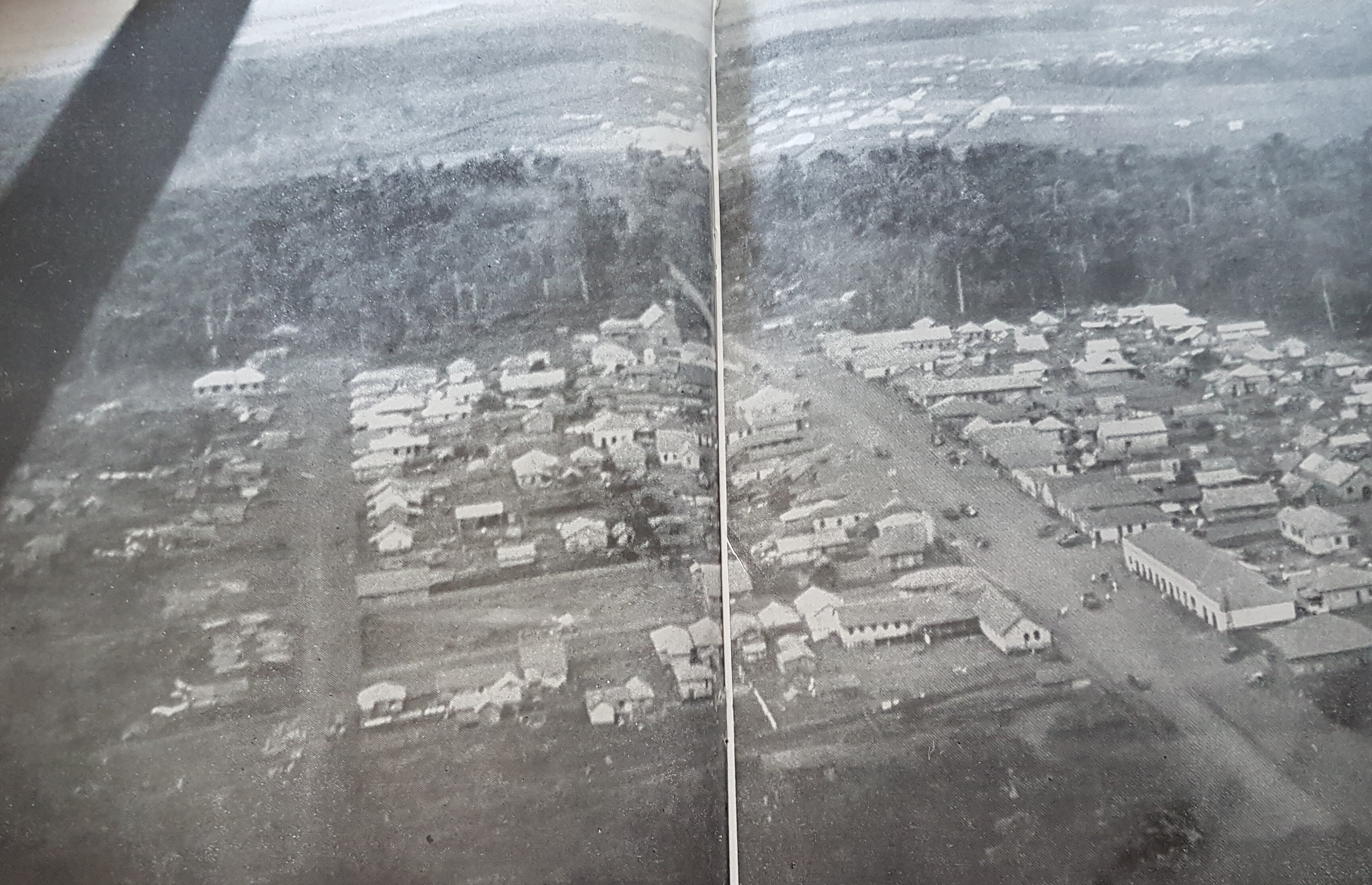 Vista aérea do Maringá Velho - 1948
