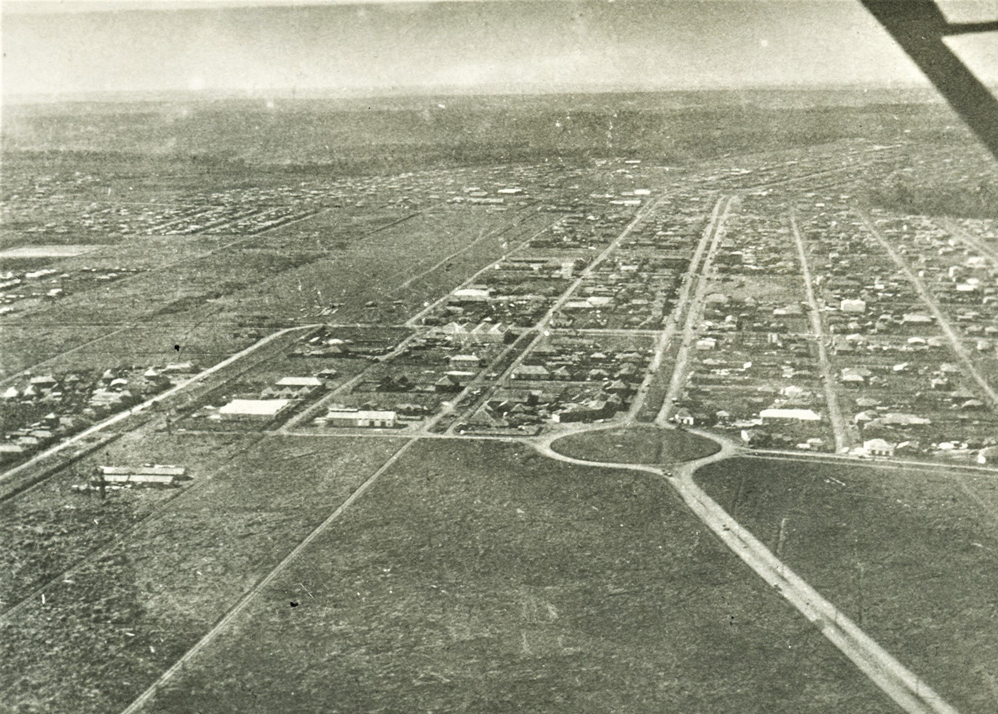 Vista aérea - Final dos anos 1940