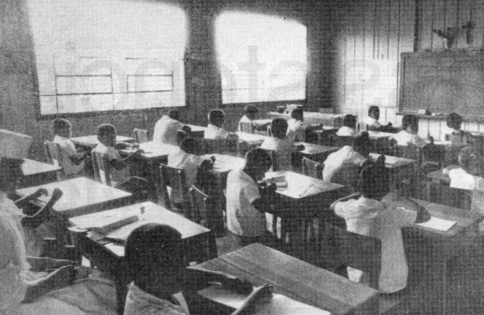 Sala de aula - Lar Escola - Década de 1960