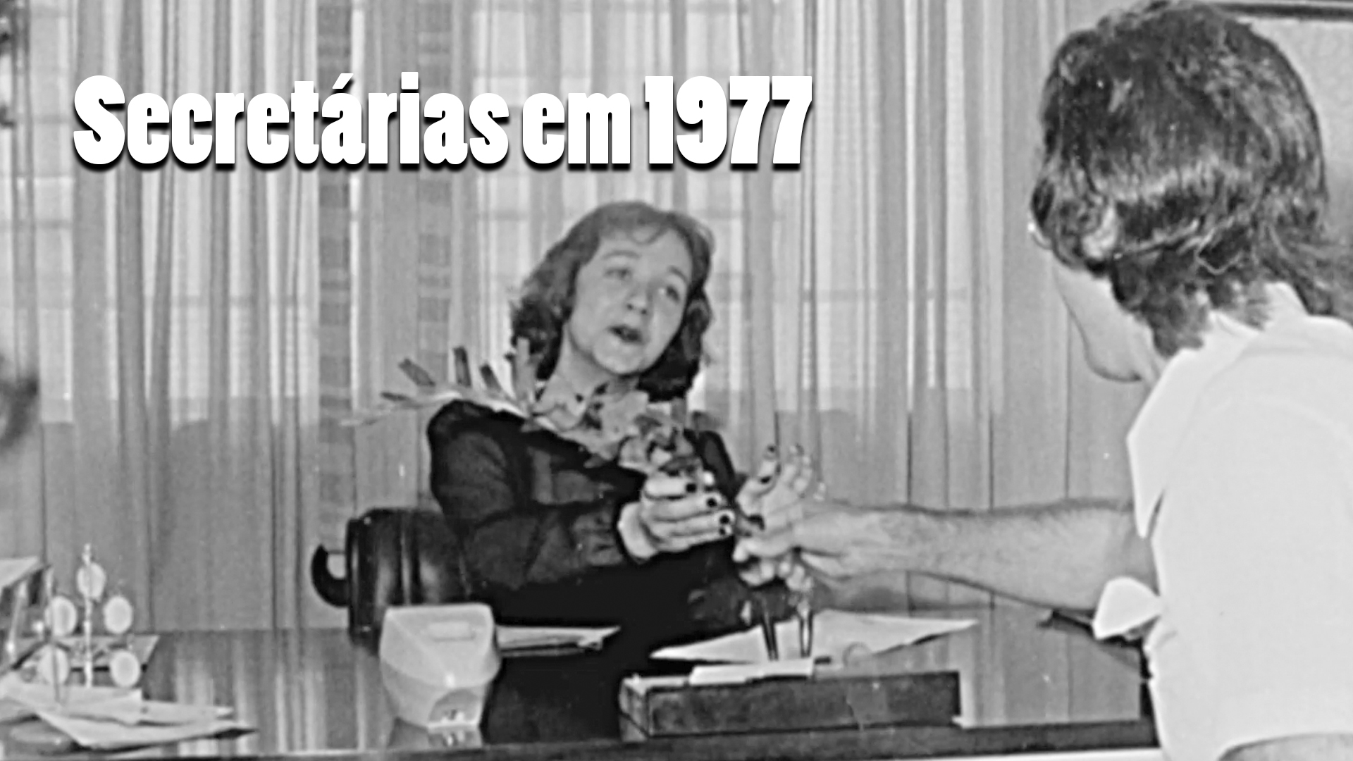 RARIDADE - Recepcionistas e secretárias em 1977