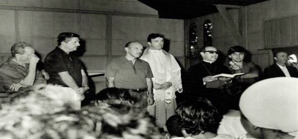 Última missa na Catedral de madeira - 1973