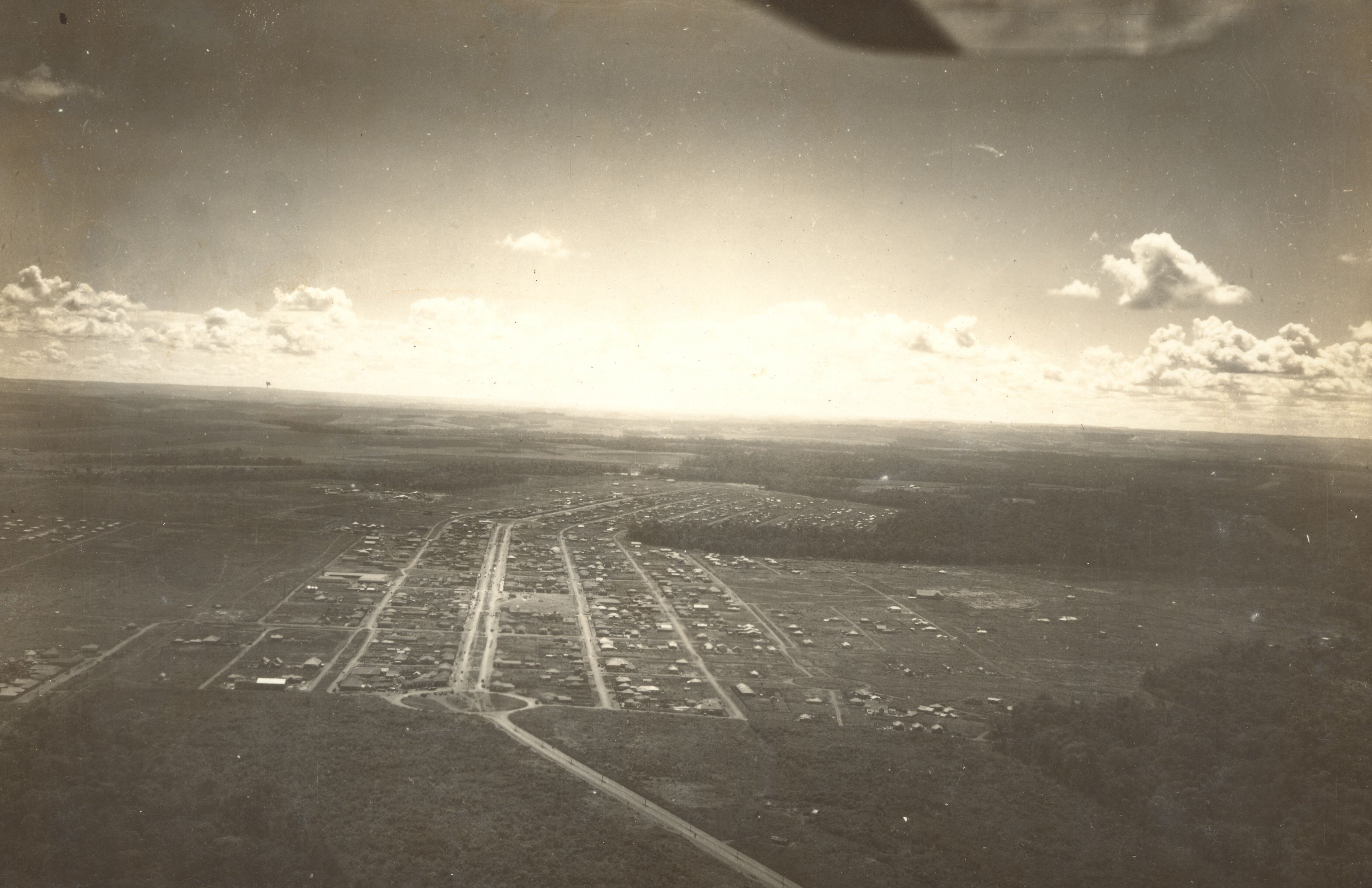 Vista aérea do Maringá Novo - 1950